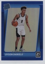 2022-23 Panini Chronicles Draft Picks Blue Prizm 67/99 Dyson Daniels #7 RC oh4