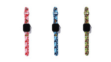 A BATHING BAPE Milo Camo Watch Band For Apple Watch 2M30182009 New