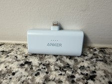 Anker 621 Nano Power Bank A1645 MFi Certified Connector, 12W, 5k mAh Light Blue