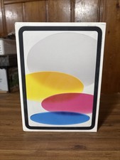 Apple iPad 10th Gen 64GB Silver Wi-Fi Empty Retail Box Only A3354 Booklet OEM