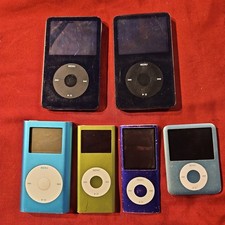Apple iPod Bulk Lot of 6 - Tested Power On - 30GB Classics 5th Gen Mini Nano 3rd