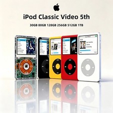 Apple iPod Classic Video 5th 30GB 80GB 128GB 256GB Modded NEW Battery Sealed