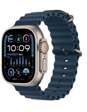 Apple Watch Ultra 2 Titanium Case GPS Cellular Ocean Band Blue Sealed