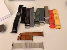 Apple Watch Ultra 49mm Titanium Case, GPS + LTE, Midnight Ocean Band - Excellent