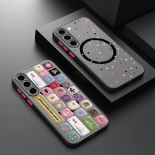 Hülle für Samsung S25 S26 Ultra S24 S23 S22 A17 A56 A55 Magsafe Matte Hard Cover
