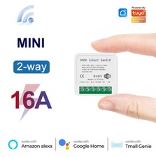 Interruttore WiFi Deviatore Relè Smart Modulo Domotica Alexa Google Home App
