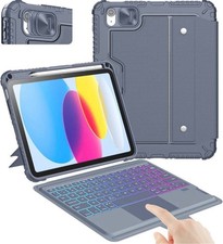 Nillkin iPad A16 (11th Gen) / 10th Gen Case with Detachable Keyboard, Gray