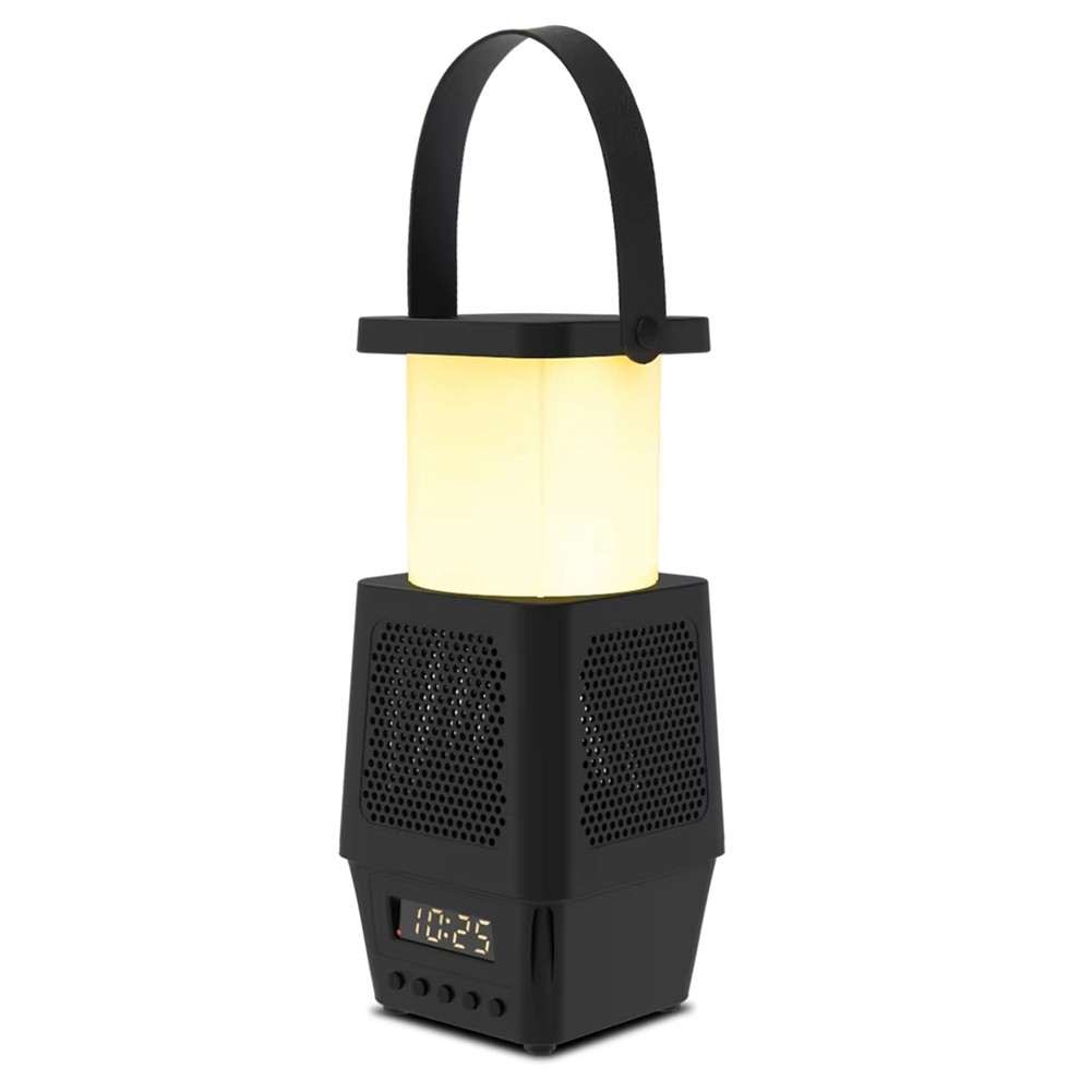 Portable Camping with Bluetooth Speaker Alarm Clock Rechargable Led Lamp6166