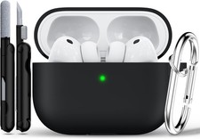 RFUNGUANGO AirPods Pro 3 Case 2025 Silicone with Cleaner