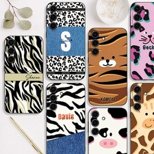 Sweet Animal TPU Case Custom Name Cover For Samsung Galaxy A27 A37 S25 S26 Ultra