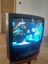 Téléviseur TV cathodique magnétoscope Samsung