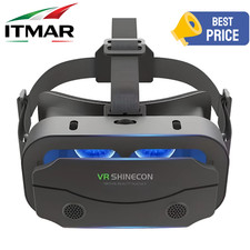 Visore VR 3D Realtà Virtuale Video Occhiali Per Smartphone iOS E Android Giochi
