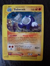 2003 Pokemon Poliwrath H24/H32 Holo Rare Skyridge e-Reader WOTC Era2003
