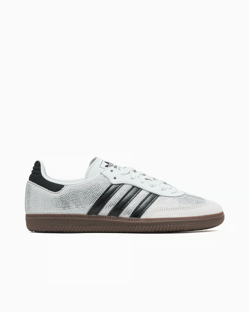 Adidas Originals Samba OG Crystal White Silver IH9055 Women New Authentic 1 Adidas Originals Samba OG Crystal White Silver IH9055 Women New Authentic
