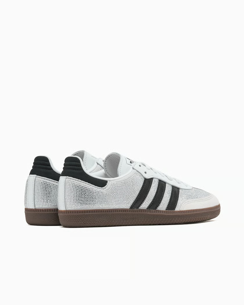 Adidas Originals Samba OG Crystal White Silver IH9055 Women New Authentic 6 Adidas Originals Samba OG Crystal White Silver IH9055 Women New Authentic