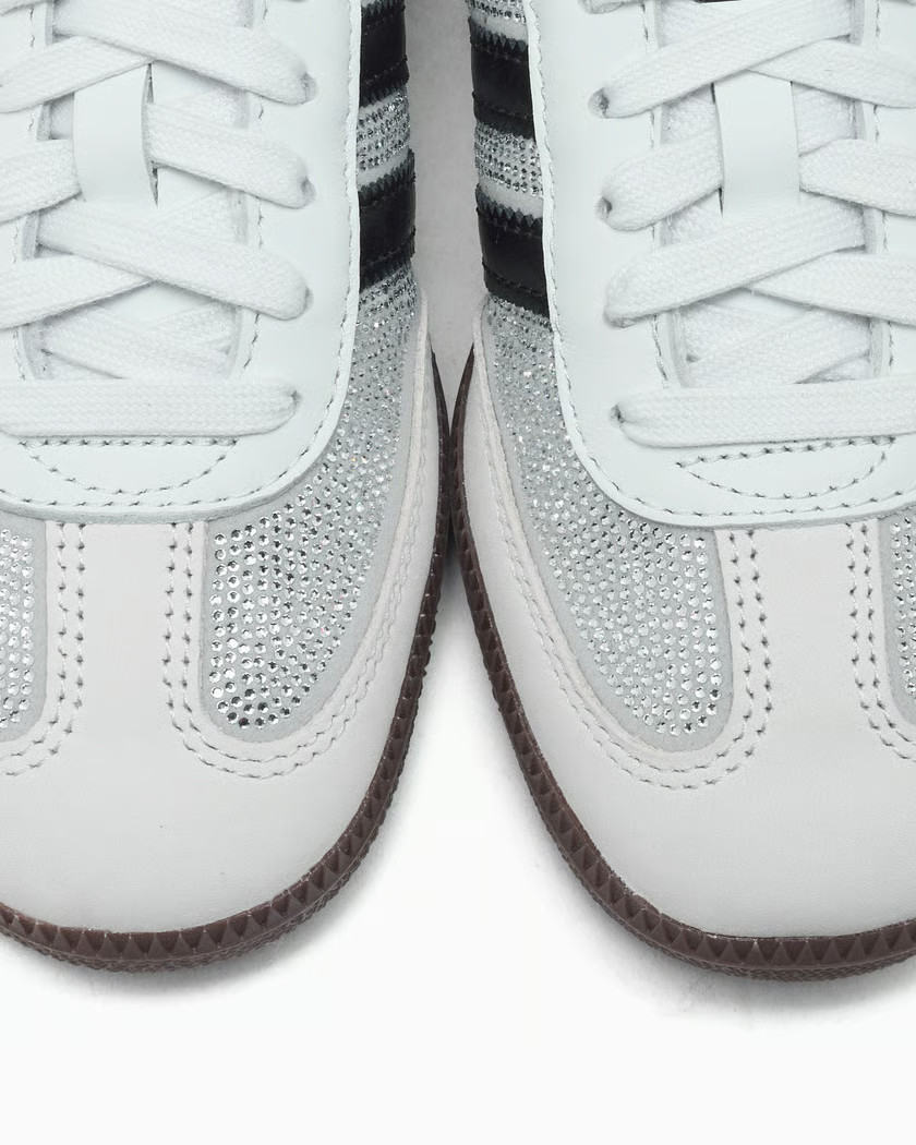 Adidas Originals Samba OG Crystal White Silver IH9055 Women New Authentic 7 Adidas Originals Samba OG Crystal White Silver IH9055 Women New Authentic
