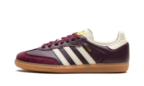Adidas Originals Samba OG Women ID0477 Maroon Cream White Gold Metallic New 1 Adidas Originals Samba OG Women ID0477 Maroon Cream White Gold Metallic New