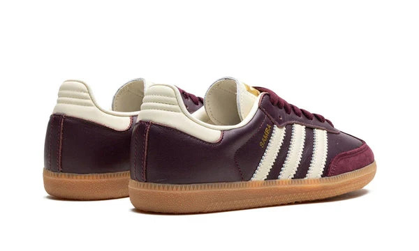 Adidas Originals Samba OG Women ID0477 Maroon Cream White Gold Metallic New 3 Adidas Originals Samba OG Women ID0477 Maroon Cream White Gold Metallic New