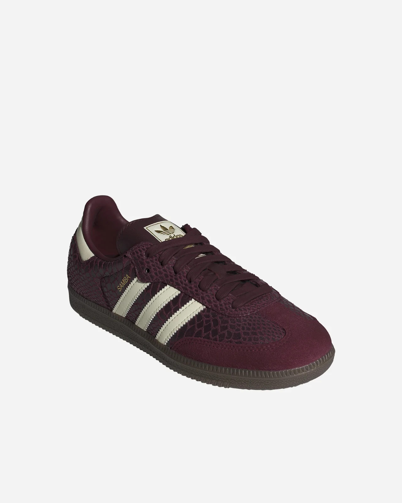 Adidas Samba OG Women Maroon Snakeskin IH3979 New Authentic 4 Adidas Samba OG Women Maroon Snakeskin IH3979 New Authentic