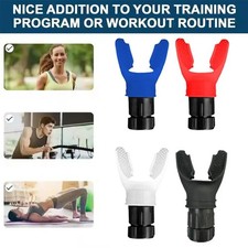 Adjustable Breathing Trainer Lung Exercise Device Respiratory Fitness Trainer AB