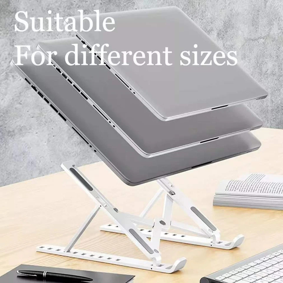 Adjustable Portable Foldable Laptop Desktop Stand Notebook Tablet Riser Holder 7 Adjustable Portable Foldable Laptop Desktop Stand Notebook Tablet Riser Holder