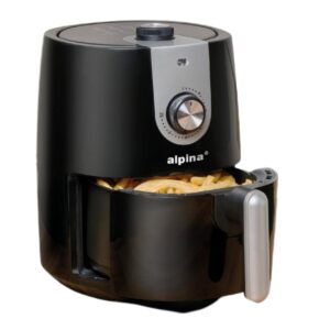 alpina Airfryer 2L - Friteuse à air chaud 1-4 personnes - Friteuse à air avec mi