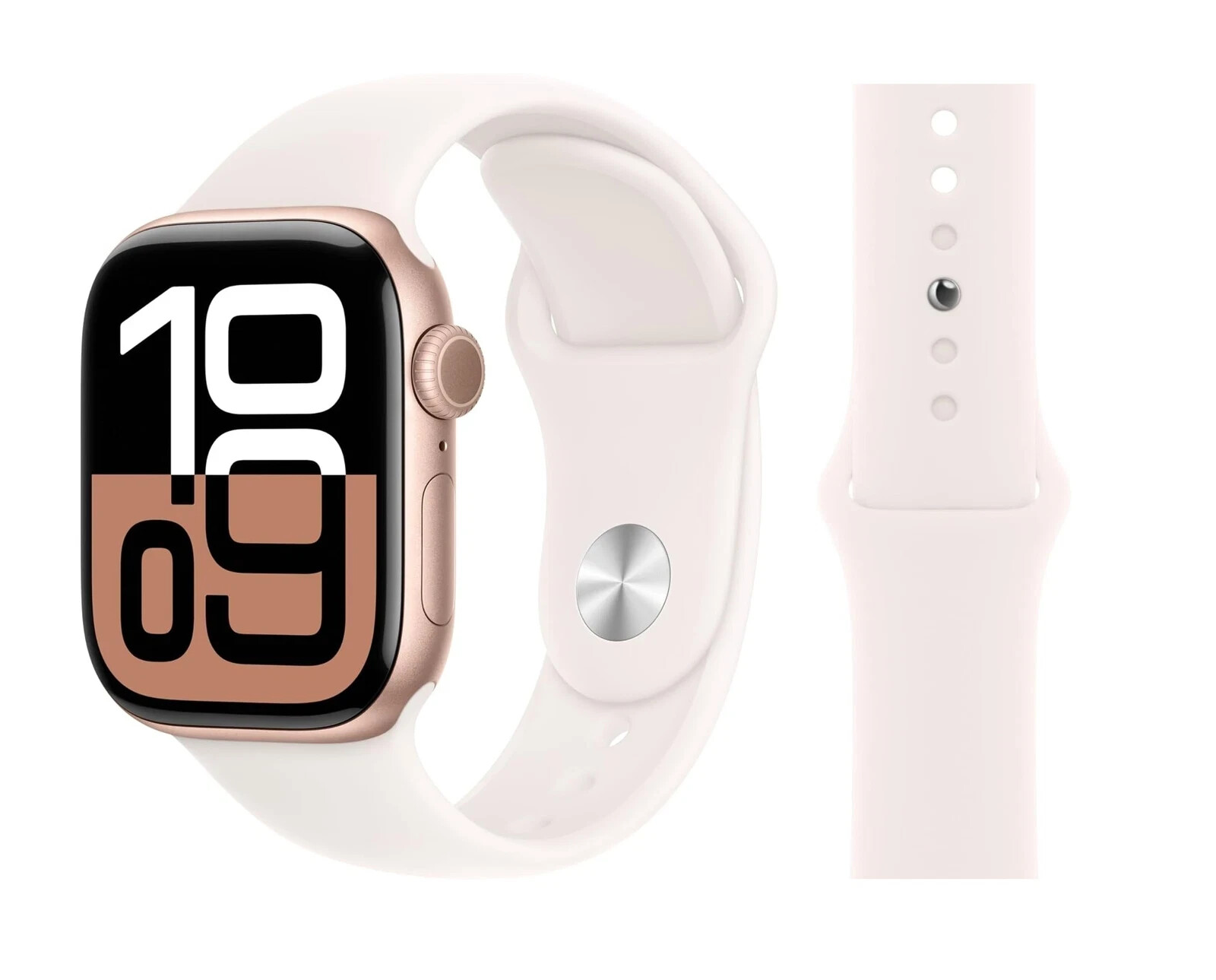 Apple Sportarmband für Watch Series 8/9 - Hellrosa, S/M (45mm) 1 Apple Sportarmband für Watch Series 8/9 - Hellrosa, S/M (45mm)
