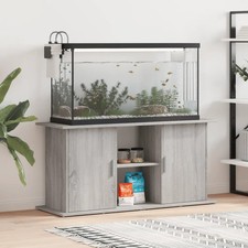Aquarium Unterschrank Grau Sonoma 121x41x58 cm