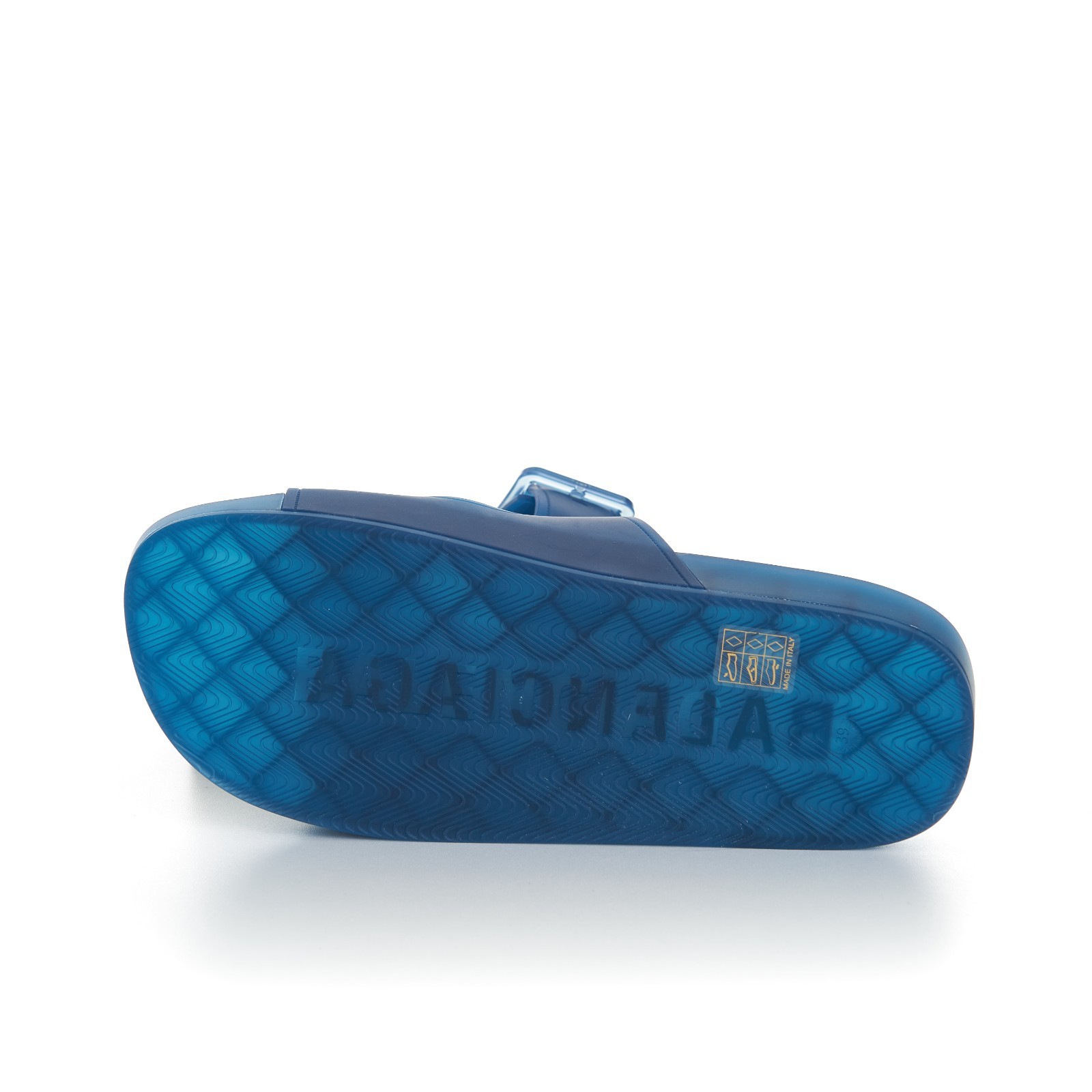 BALENCIAGA 425$ Men's Slide Sandal - Clear Blue, Mallorca 11 BALENCIAGA 425$ Men's Slide Sandal - Clear Blue, Mallorca
