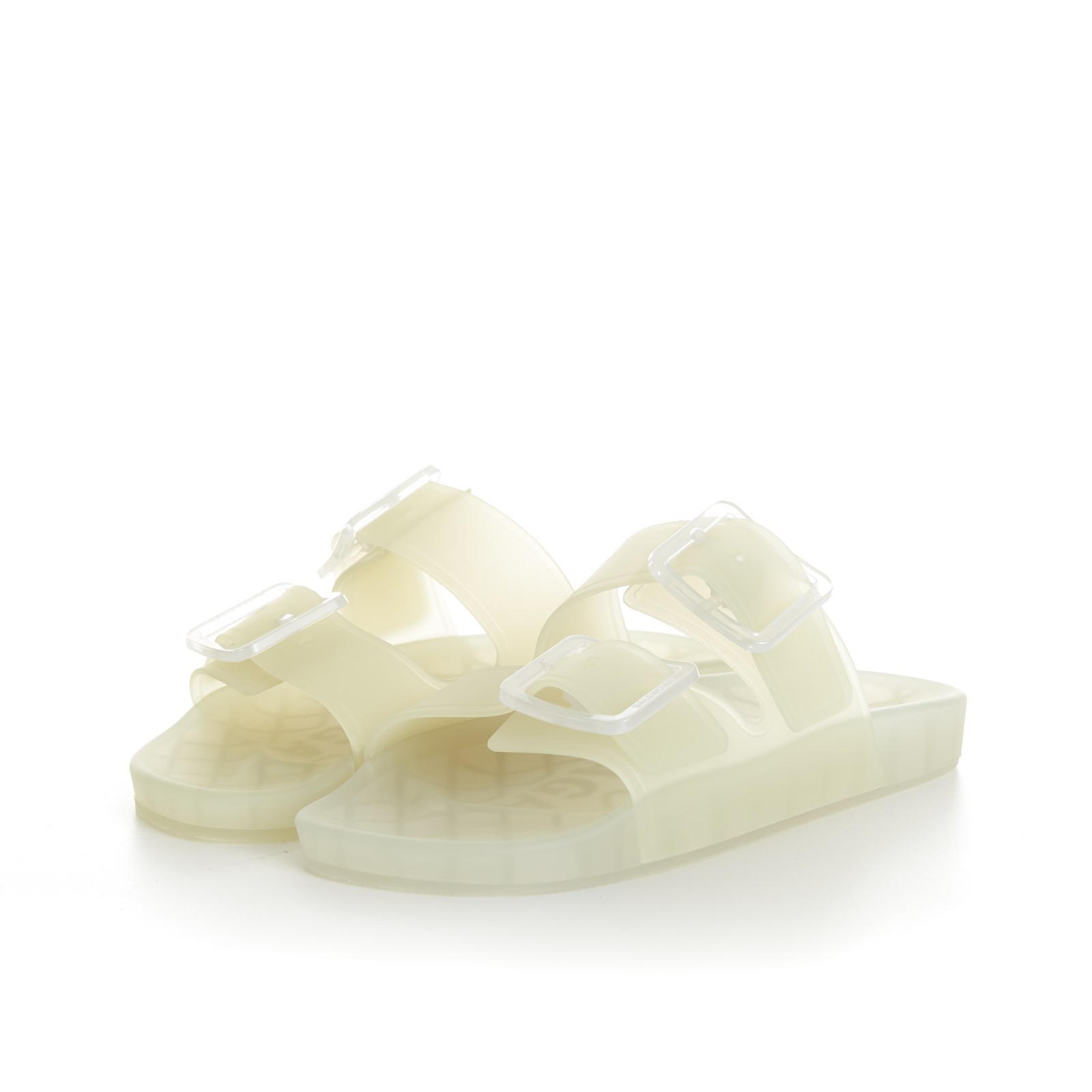 BALENCIAGA 425$ Slide Sandal - Clear White, Men's Mallorca 4 BALENCIAGA 425$ Slide Sandal - Clear White, Men's Mallorca