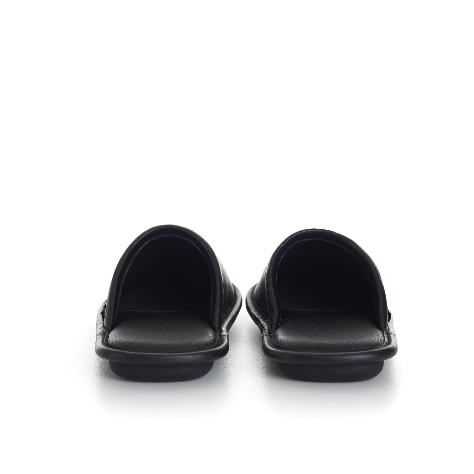 BALENCIAGA 595$ Mule Slippers - Logo Tag, Men's Black Leather 7 BALENCIAGA 595$ Mule Slippers - Logo Tag, Men's Black Leather