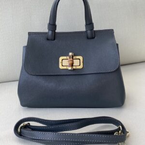Bamboe Handtas antraciet grey