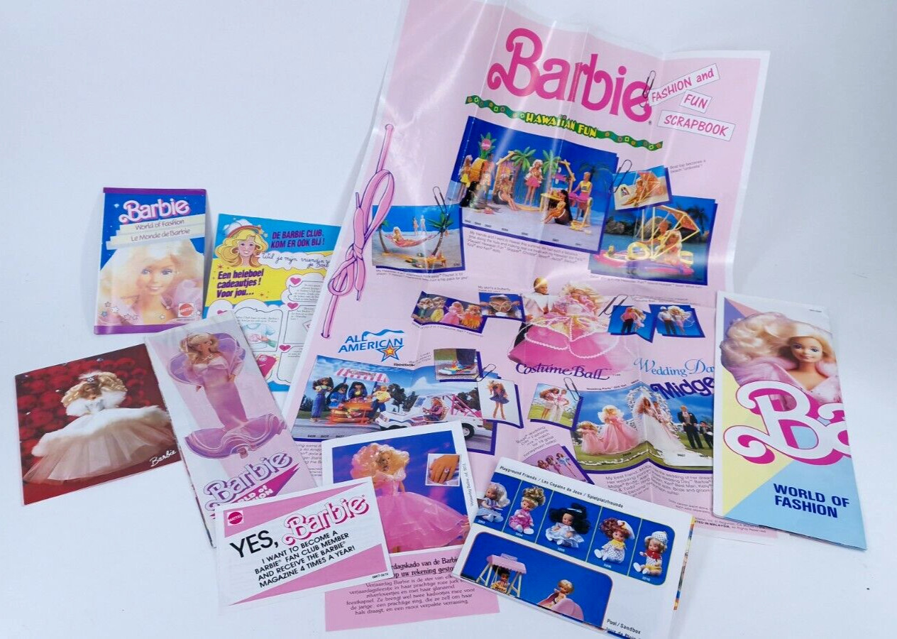 Barbie Bundle Lot of Booklet Booklets Vintage 1980s 1990s Perfume Pretty 1 Barbie Bundle Lot of Booklet Booklets Vintage 1980s 1990s Perfume Pretty