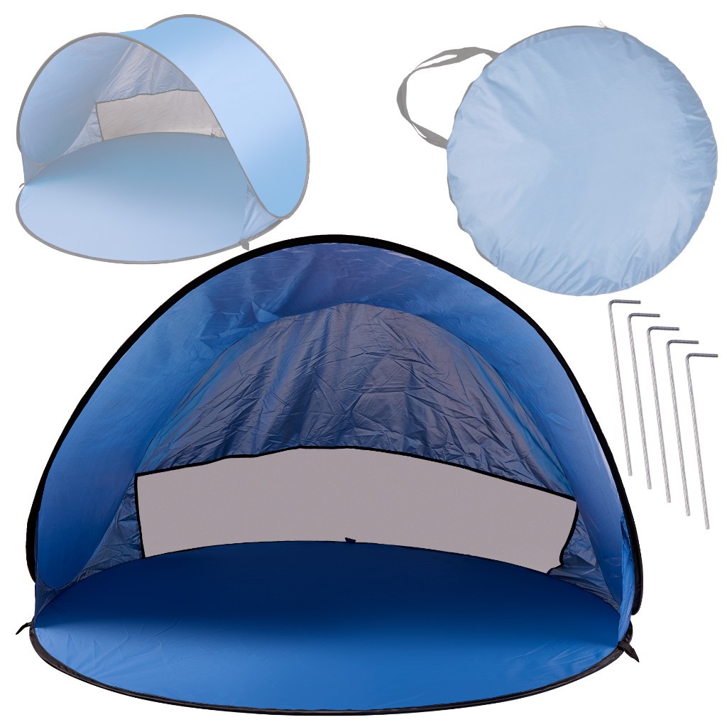 Beach Tent Large Self folding Automatic Beach Garden Screen Xl 146x146cm + Cover 2 Beach Tent Large Self folding Automatic Beach Garden Screen Xl 146x146cm + Cover