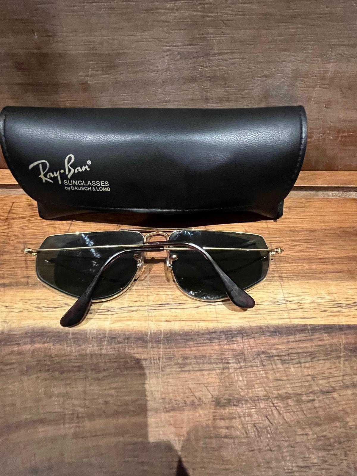 B&L Ray-Ban W1093 Fashion Metals Style IIIs W/ Case Rare 2 B&L Ray-Ban W1093 Fashion Metals Style IIIs W/ Case Rare