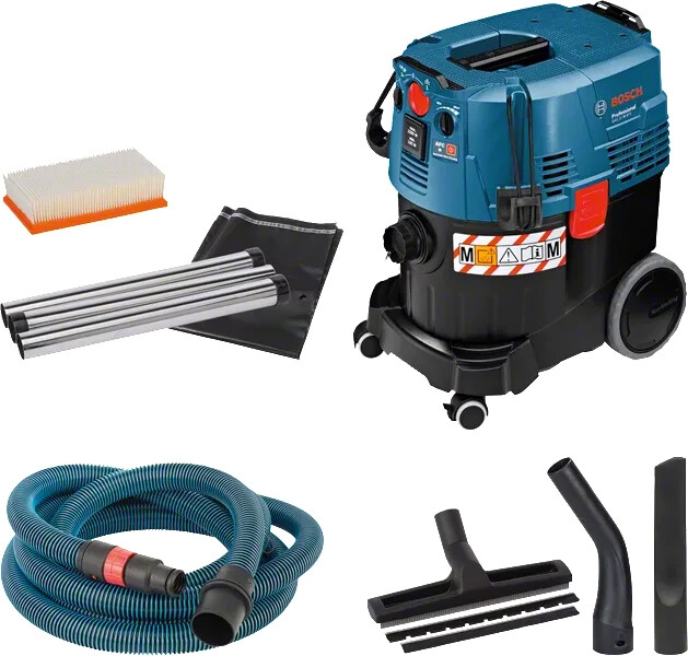 Bosch Stofzuiger GAS 35 M AFC (3 x zuigbuis verchroomd 0,35 m, afvoerzak, bochts 1 Bosch Stofzuiger GAS 35 M AFC (3 x zuigbuis verchroomd 0,35 m, afvoerzak, bochts
