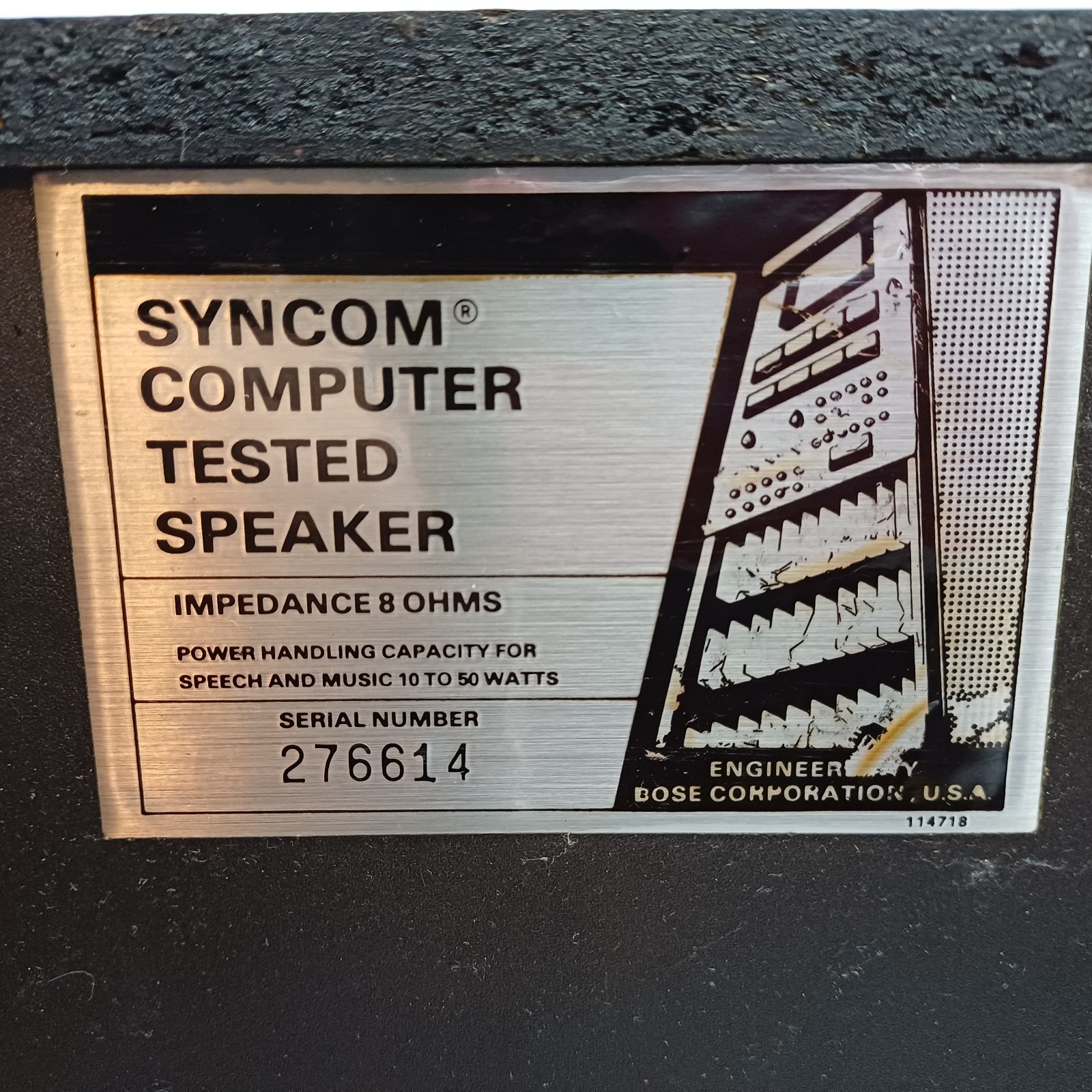 Bose Syncom Computer Tested Speaker System TESTED 2-way 8 ohm 50 Watt Capella 10 Bose Syncom Computer Tested Speaker System TESTED 2-way 8 ohm 50 Watt Capella