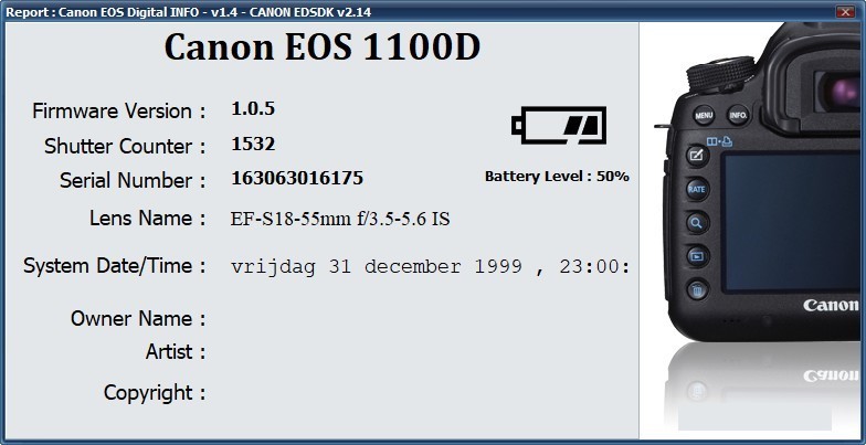 Canon EOS 1100D + 18-55mm IS, 12.2MP Digital SLR Camera, 16Gb card, 1532 clicks 11 Canon EOS 1100D + 18-55mm IS, 12.2MP Digital SLR Camera, 16Gb card, 1532 clicks