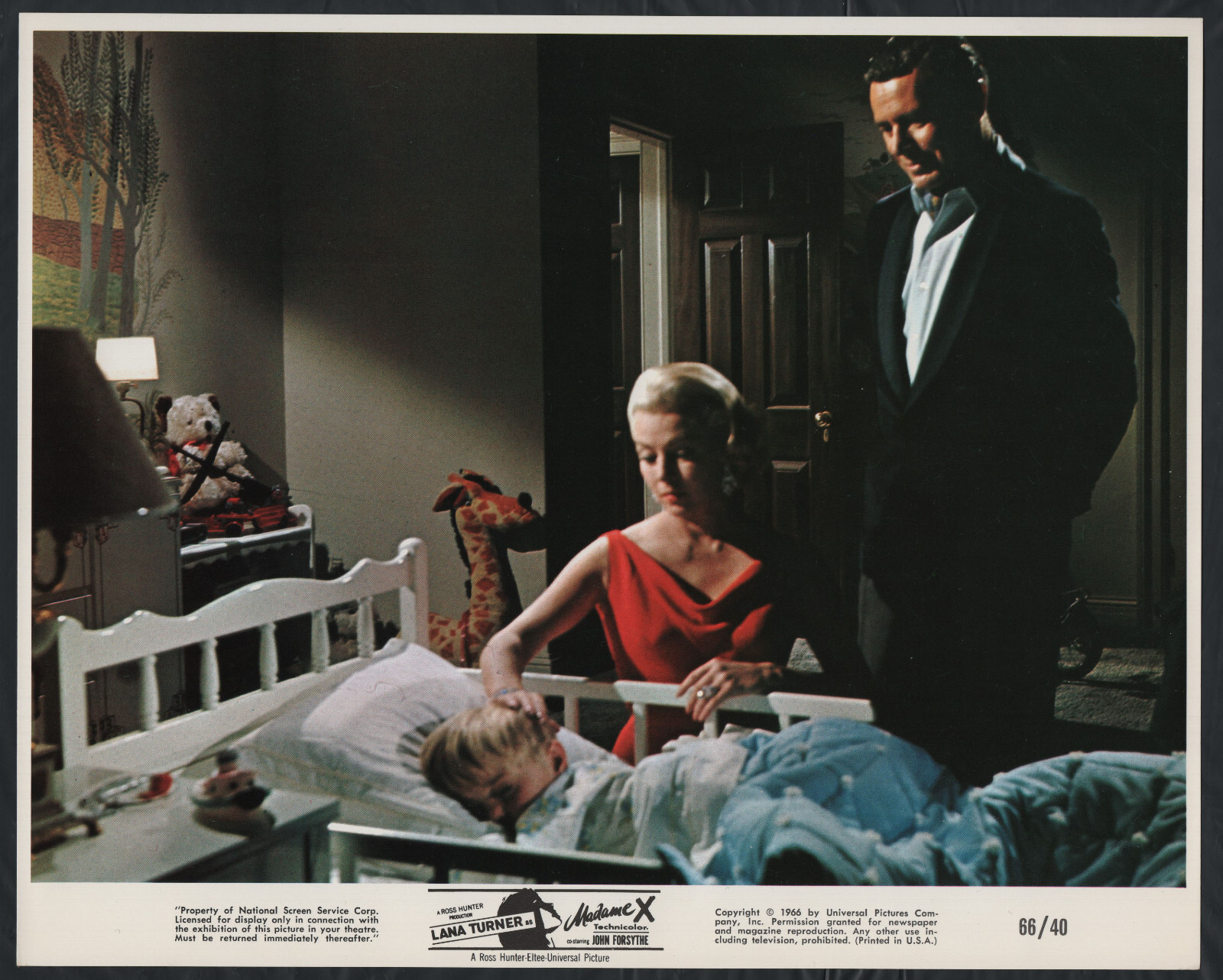 CHILDSTAR TEDDY QUINN LANA TURNER JOHN FORSYTHE Madame X ‘66 1 CHILDSTAR TEDDY QUINN LANA TURNER JOHN FORSYTHE Madame X ‘66