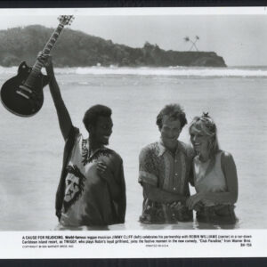 Club Paradise ’86 TWIGGY ROBIN WILLIAMS JIMMY CLIFF GUITAR