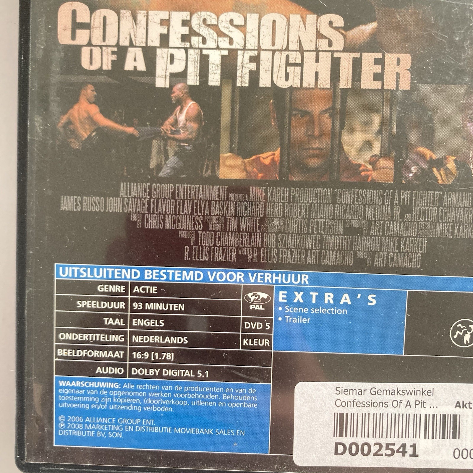 Confessions of a Pit Fighter DVD Action Crime Drama – Armand Assante PAL2 5 Confessions of a Pit Fighter DVD Action Crime Drama – Armand Assante PAL2