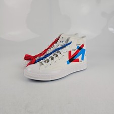 Converse x Patta x Experimental Jetset Chuck 70 White A03173C Sneakers Size 8.5