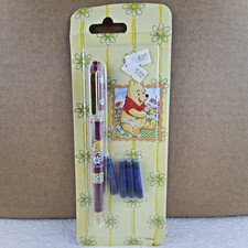 Disney Winnie Pooh Pluma Estilografa Fountain Pen Blister NOS Stilografa Vulpen