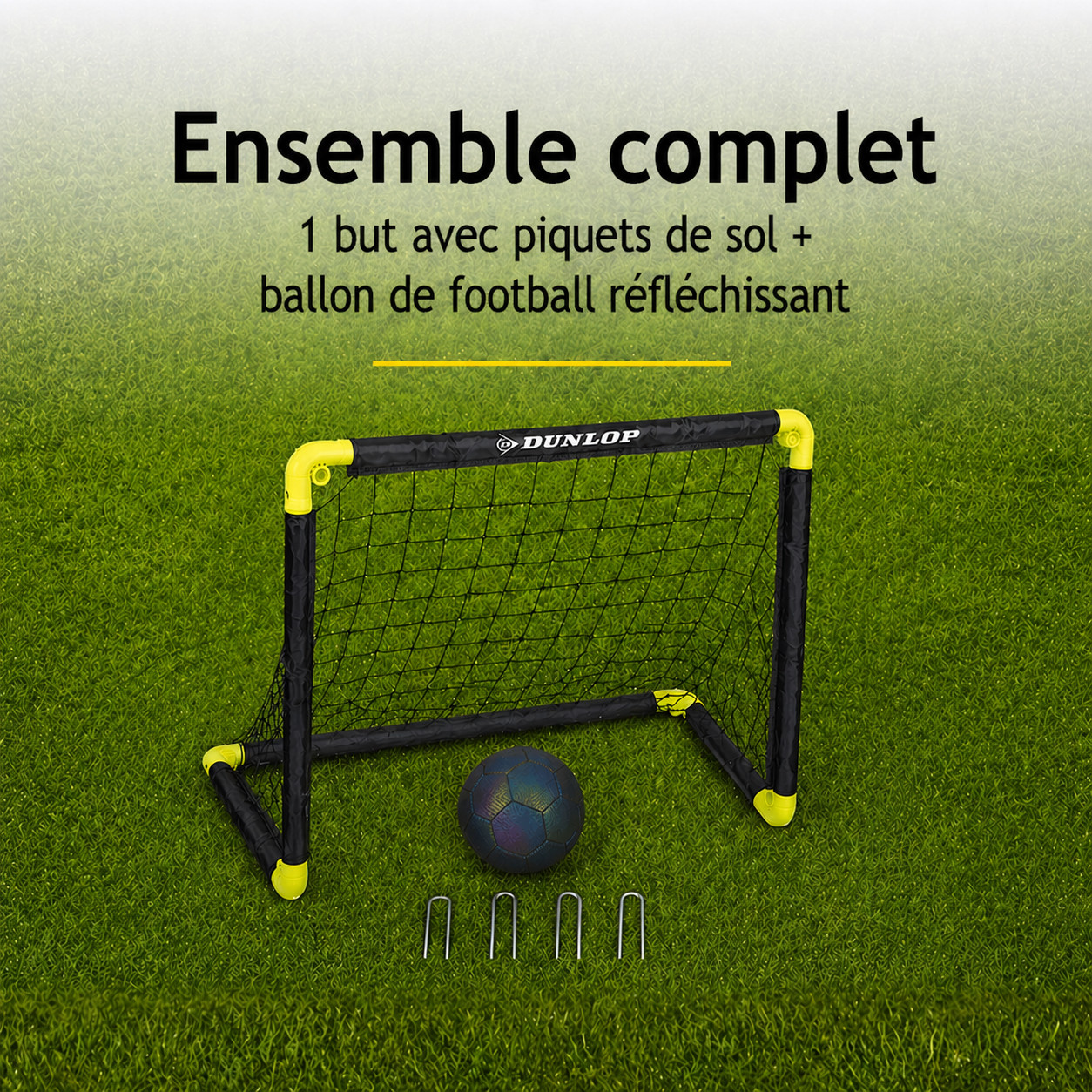 Dunlop But de Football et Ballon Lumineux Set - Matériel d’entraînement Football 2 Dunlop But de Football et Ballon Lumineux Set - Matériel d’entraînement Football