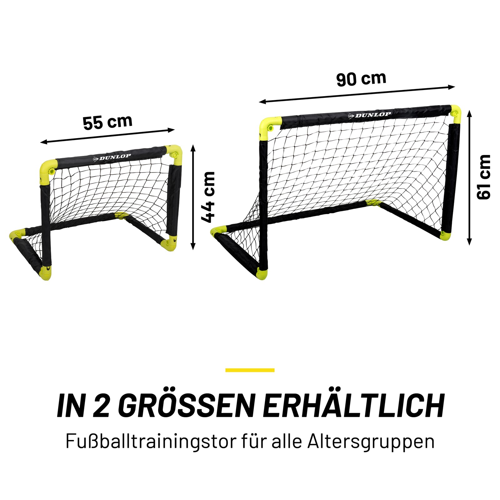 Dunlop Fußballtor 90 x 59 x 61 cm - Faltbares fußball Tor - Fussballtore für Gar 3 Dunlop Fußballtor 90 x 59 x 61 cm - Faltbares fußball Tor - Fussballtore für Gar