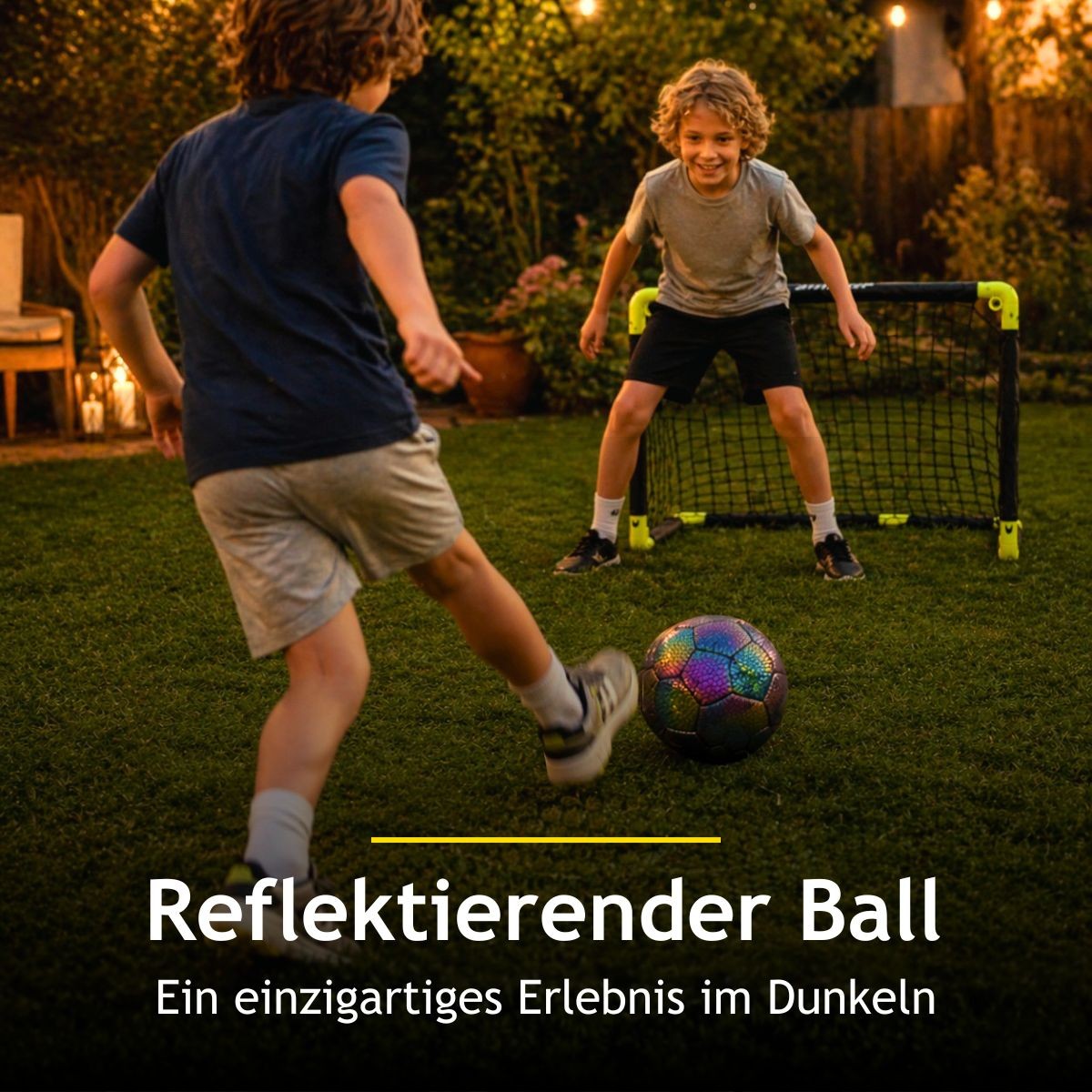 Dunlop Fußballtor und Leuchtender Ball Set - Fußball Trainingsmaterial - 90 x 59 3 Dunlop Fußballtor und Leuchtender Ball Set - Fußball Trainingsmaterial - 90 x 59