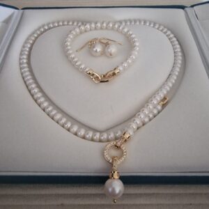 Echte Parel Sieraden Set