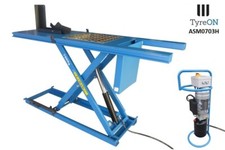 Elevador de moto eléctrico hidráulico 700 kg - Altura de elevación 120 cm - 2...