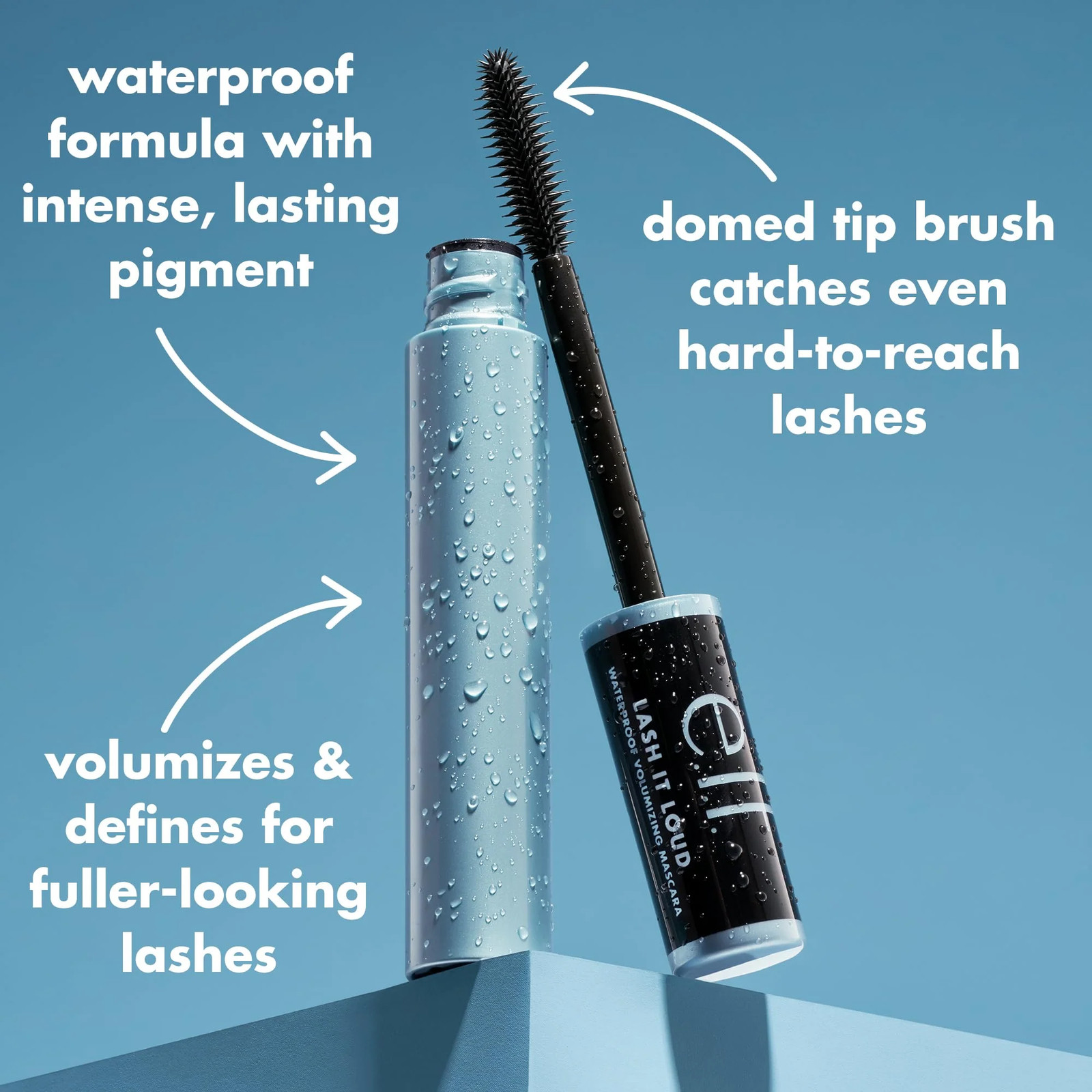 e.l.f. Lash It Loud Waterproof Mascara Volumizing & Lengthening Mascara 6 e.l.f. Lash It Loud Waterproof Mascara Volumizing & Lengthening Mascara