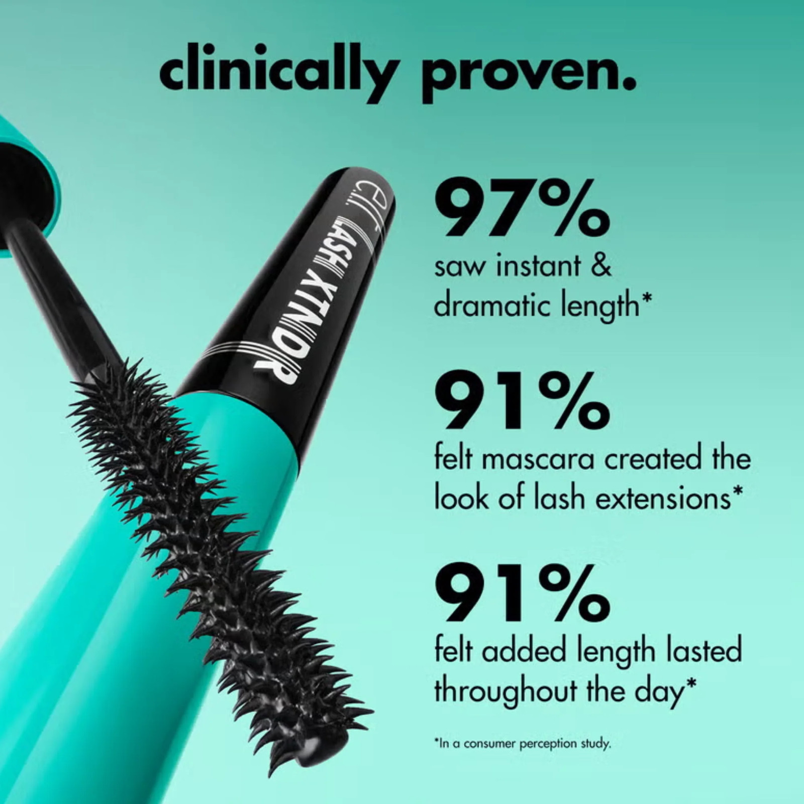 elf Lash XTNDR Tubing Mascara Travel Size Black 5 elf Lash XTNDR Tubing Mascara Travel Size Black